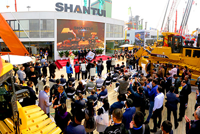 js4399金沙线(集团)有限公司重磅亮相2018bauma CHINA展会